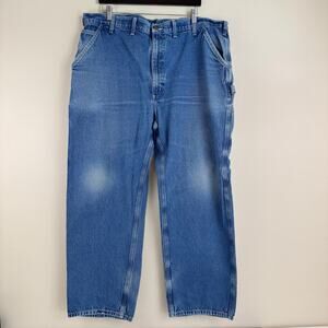 Carhartt Jeans Men Sz 44x32 (Act 42x32) Loose Original Fit Work Dungaree B13 DST